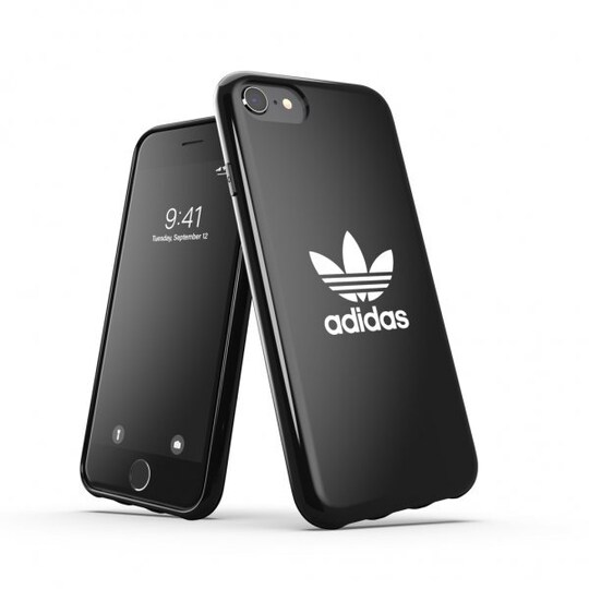 Adidas iPhone 6/6S/7/8/SE Deksel Snap Case Trefoil Svart - Elkjøp