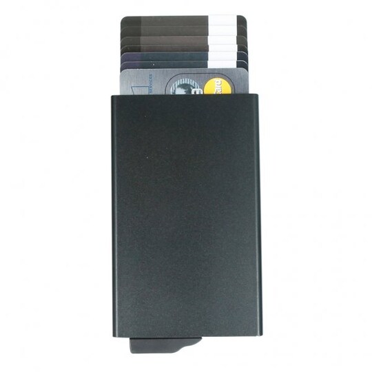 Kortholder Card Case Aluminium Plus Svart - Elkjøp