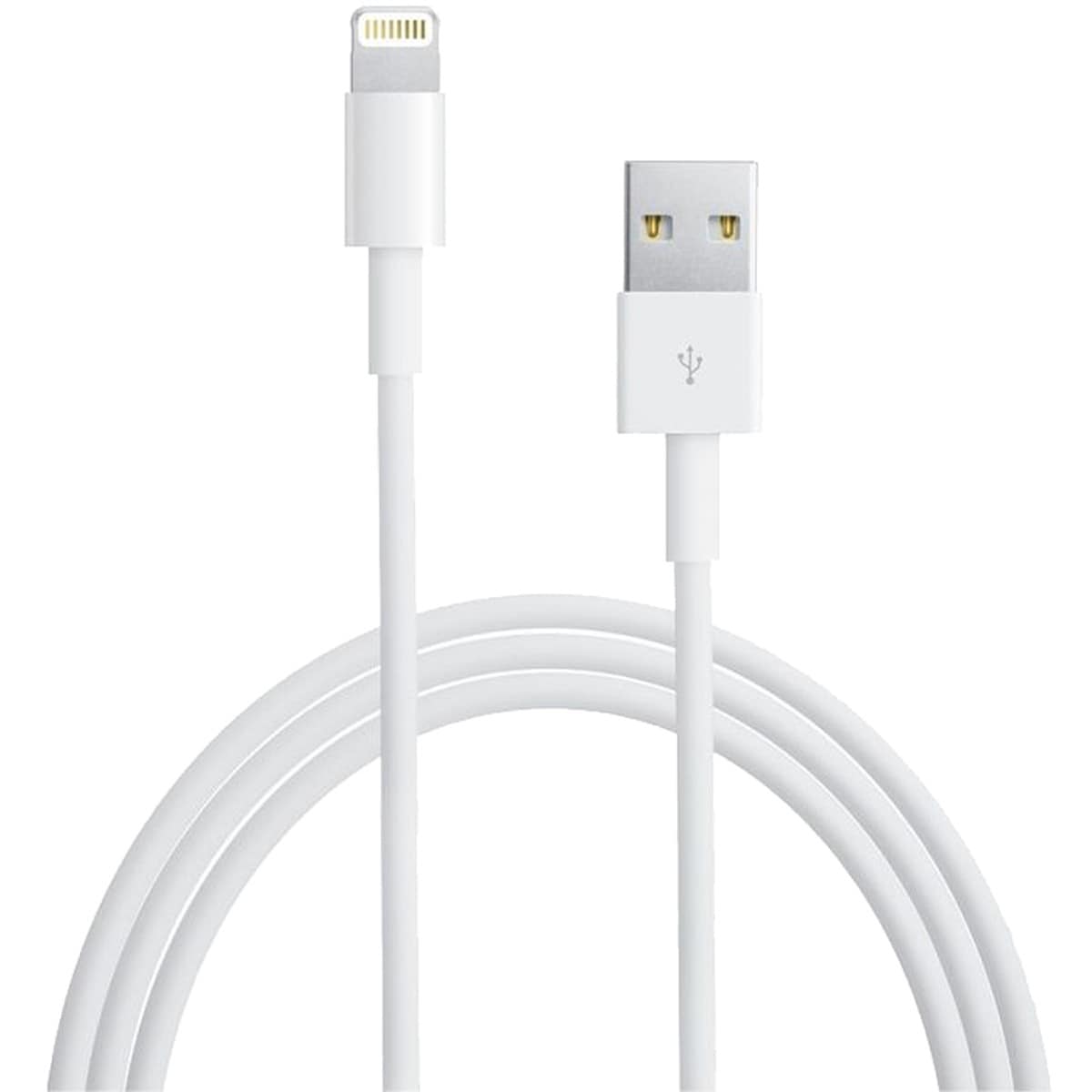 Apple Lightning til USB-kabel MD819ZM/A, 2 m - Elkjøp