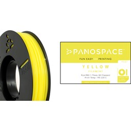 Panospace filament for 3D-printer (gul)