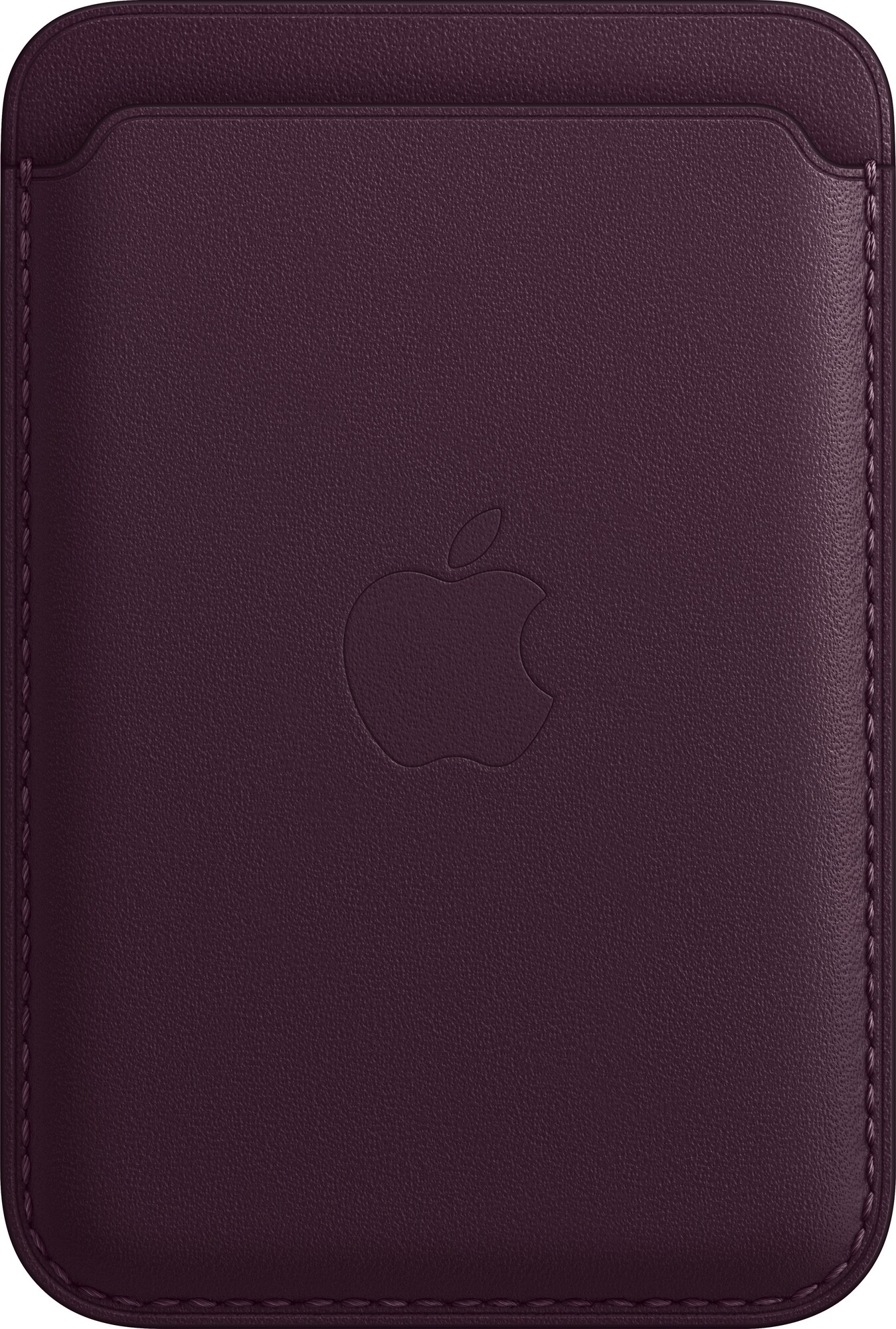 iPhone lommebok i skinn med MagSafe (mørk kirsebær) - Deksler og etui til  mobiltelefon - Elkjøp