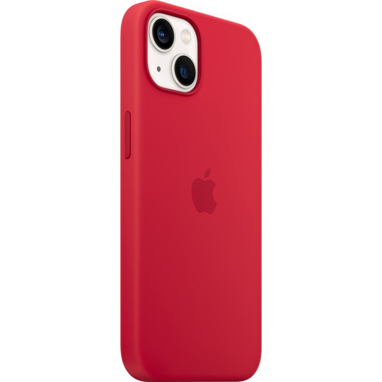 iPhone 13 silikondeksel med MagSafe (rød) - Elkjøp