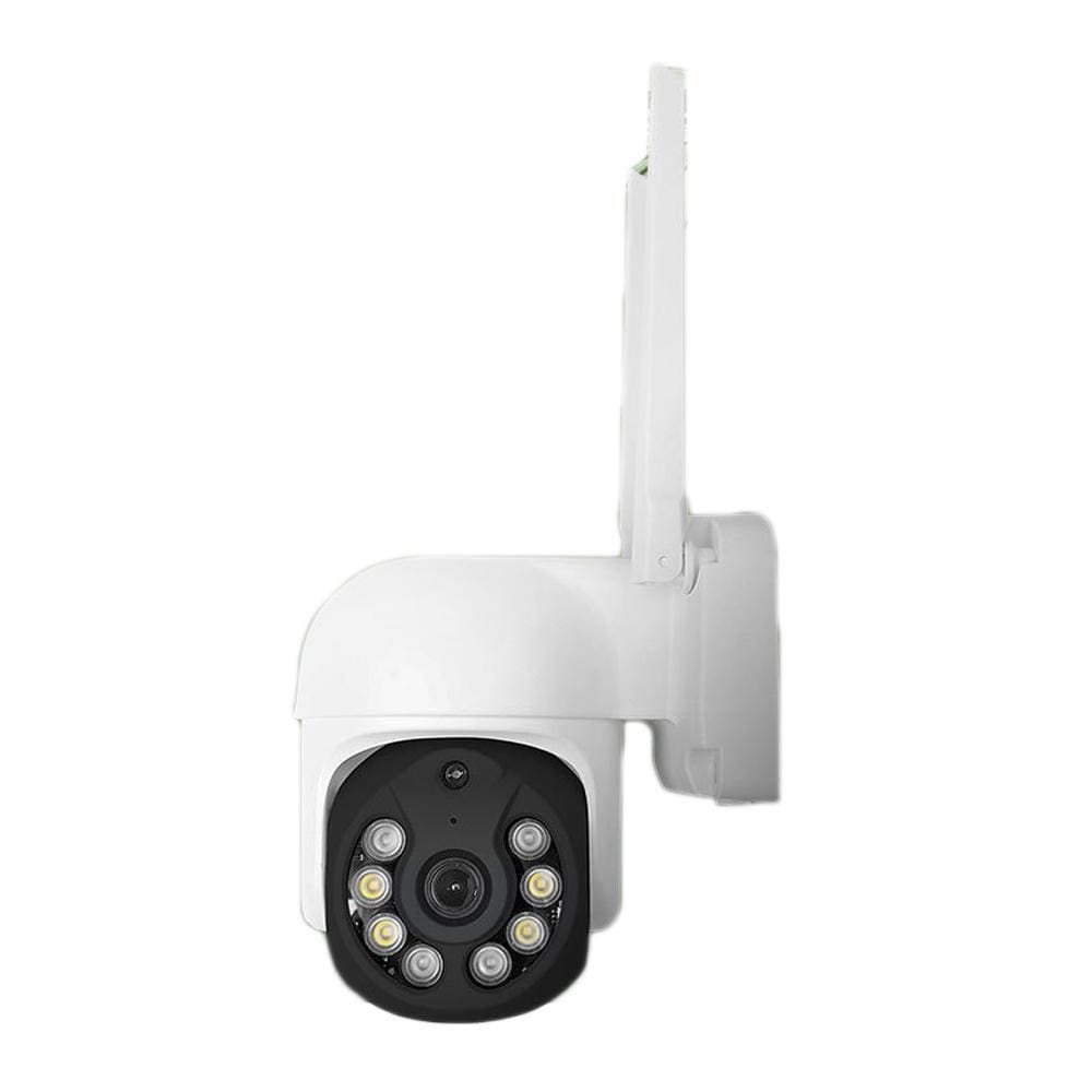 Overvåkningskamera PTZ Wifi utendørs kamera Hvit - Elkjøp