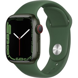 Apple Watch Series 7 41mm GPS+eSIM (grønn alu/kløver sportsreim)