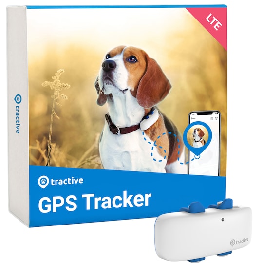 Tractive GPS tracker hund DOG 4 Hundesporer aktivitetsovervåker - Snø -  Elkjøp