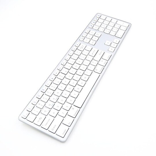 Trådløst tastatur sølv / hvitt - Elkjøp