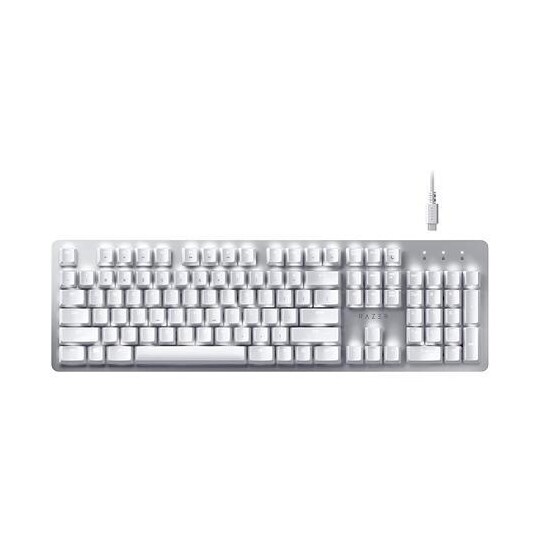 Razer Pro Type mekanisk tastatur, USA, hvit - Elkjøp