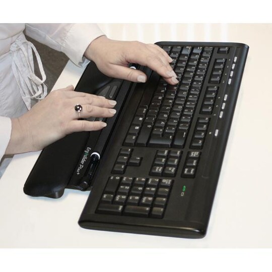 Ergoslider Plus+, innebygd mus 5 knapper+scroll, 800 DPI, USB, Svart -  Elkjøp