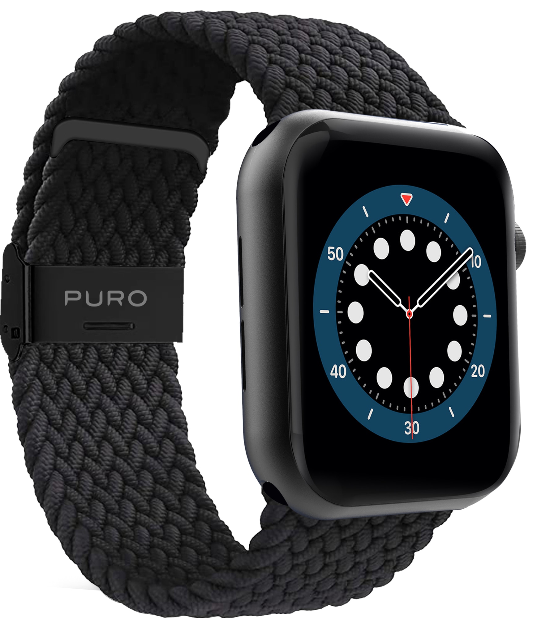 Puro Apple Watch 42-45mm Loop klokkereim (sort) - Elkjøp
