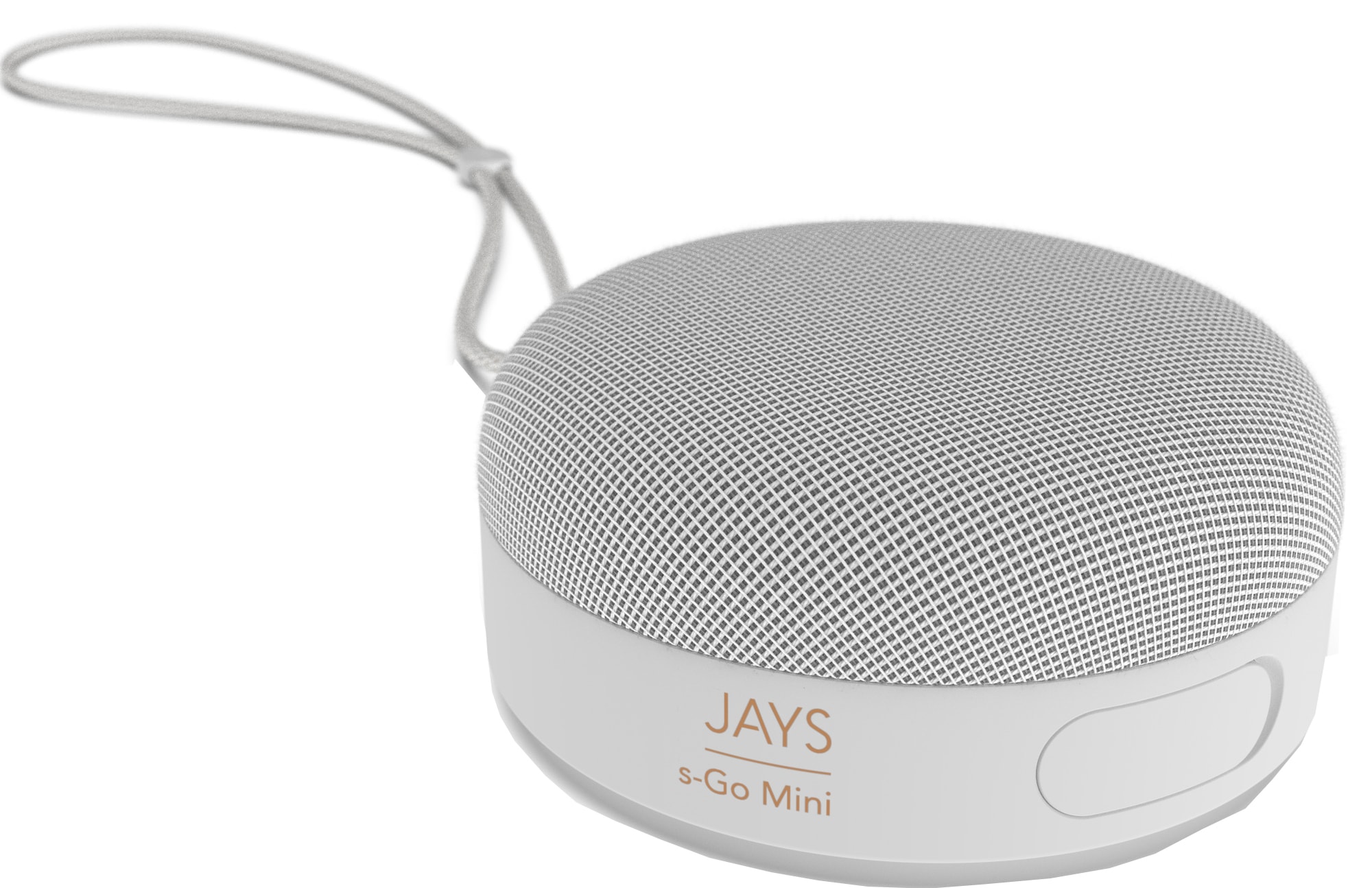 Jays s-Go Mini helt trådløs høyttaler (concrete white) - Elkjøp