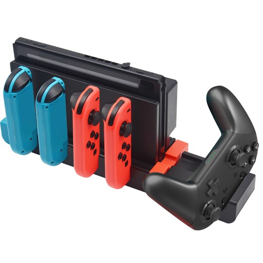 Piranha Nintendo Switch ladestasjon - Elkjøp