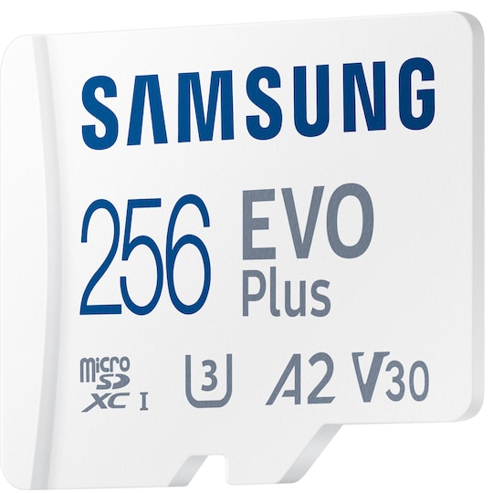 Samsung EVO Plus micro SD minnekort (256GB) - Elkjøp