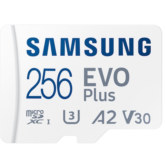 Samsung EVO Plus micro SD minnekort (256GB) - Elkjøp