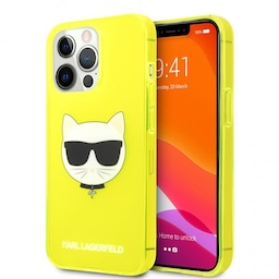 Karl Lagerfeld iPhone 13 Pro Deksel Fluo Gul