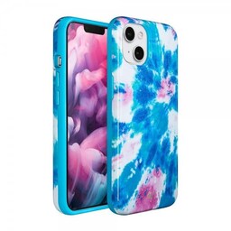 LAUT iPhone 13 Deksel Huex Tie Dye Sky Blue