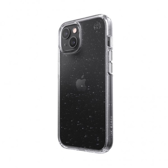 Speck iPhone 13 Deksel Presidio Perfect-Clear with Glitter Platinum - Elkjøp