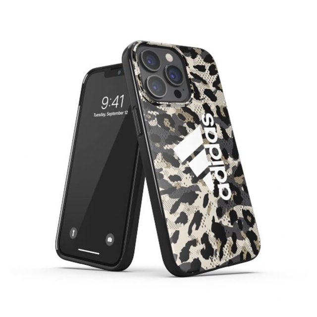 Adidas iPhone 13 Pro Deksel Snap Case Leopard Beige