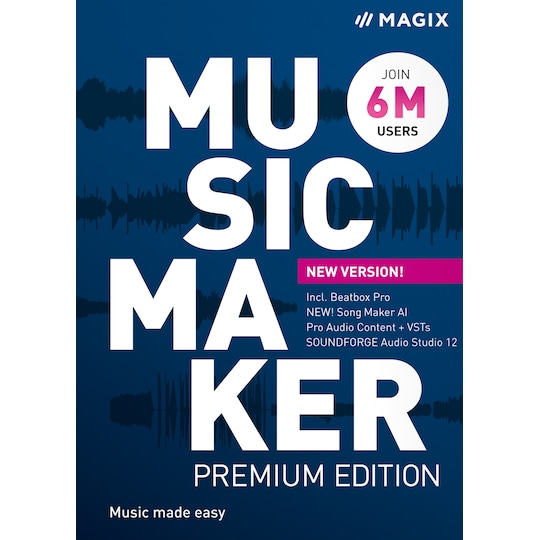 MAGIX Music Maker Premium Edition - PC Windows - Elkjøp