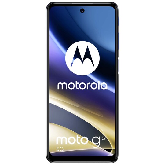 Motorola Moto G51 5G smarttelefon 4/64GB (indigo blue) - Elkjøp