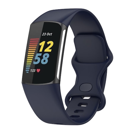 Sport armbånd till Fitbit Charge 5 (S) - Mørke blå - Elkjøp
