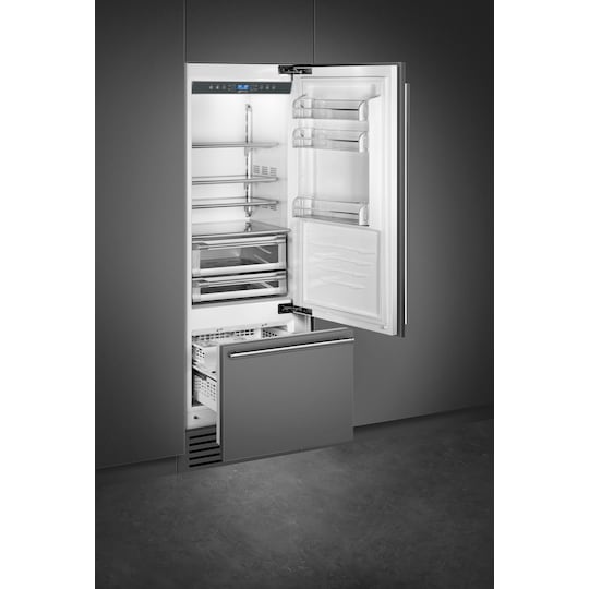 Smeg kjøleskap/fryser RI76RSI innebygd - Elkjøp