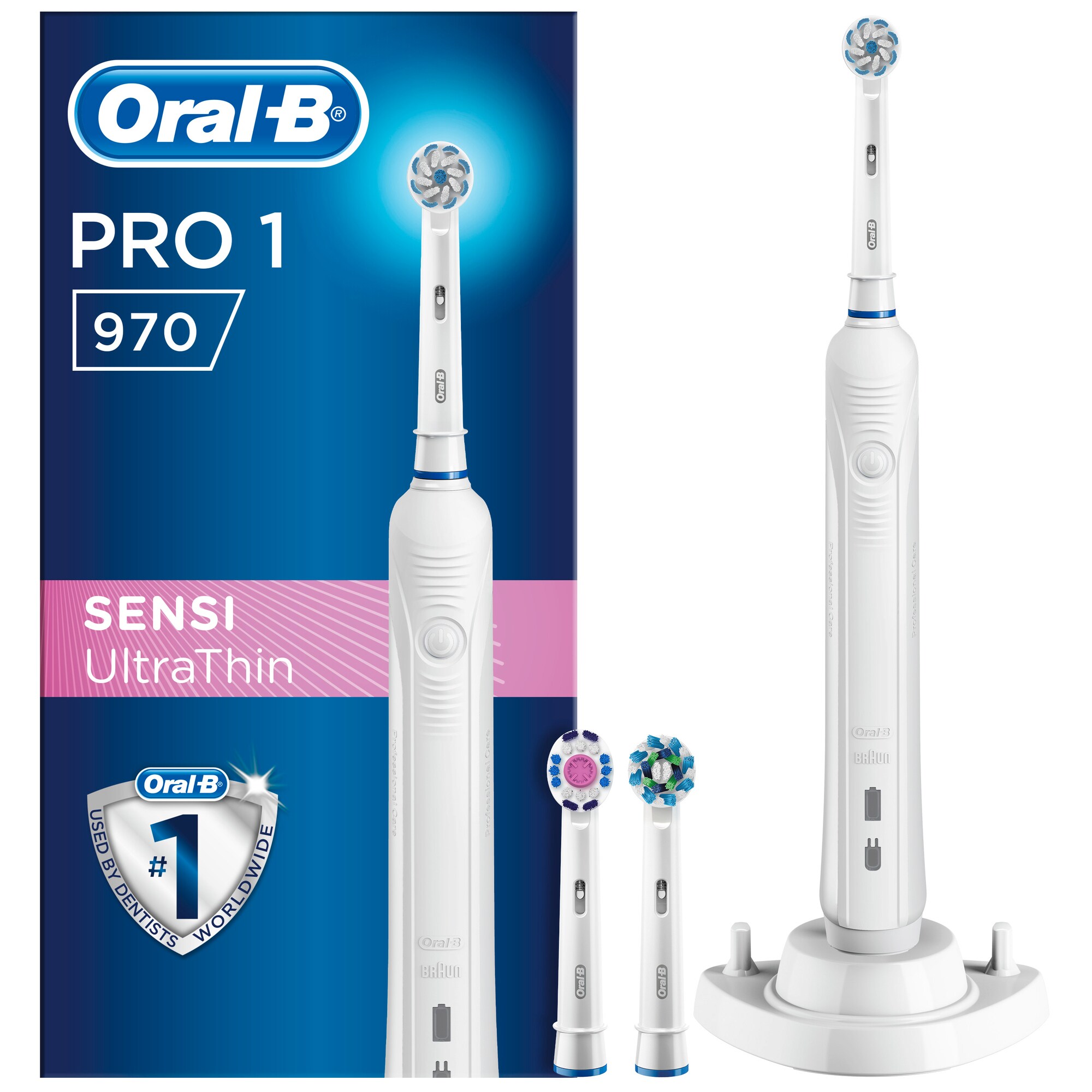 Oral-B PRO 970 elektrisk tannbørste - Elektriske tannbørster - Elkjøp