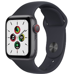 Apple Watch SE 44 mm LTE (Space Gray Alu/Midnight sportband)