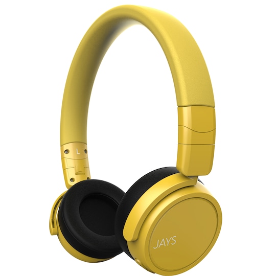 Jays x-Seven trådløse on-ear hodetelefoner (gul) - Elkjøp