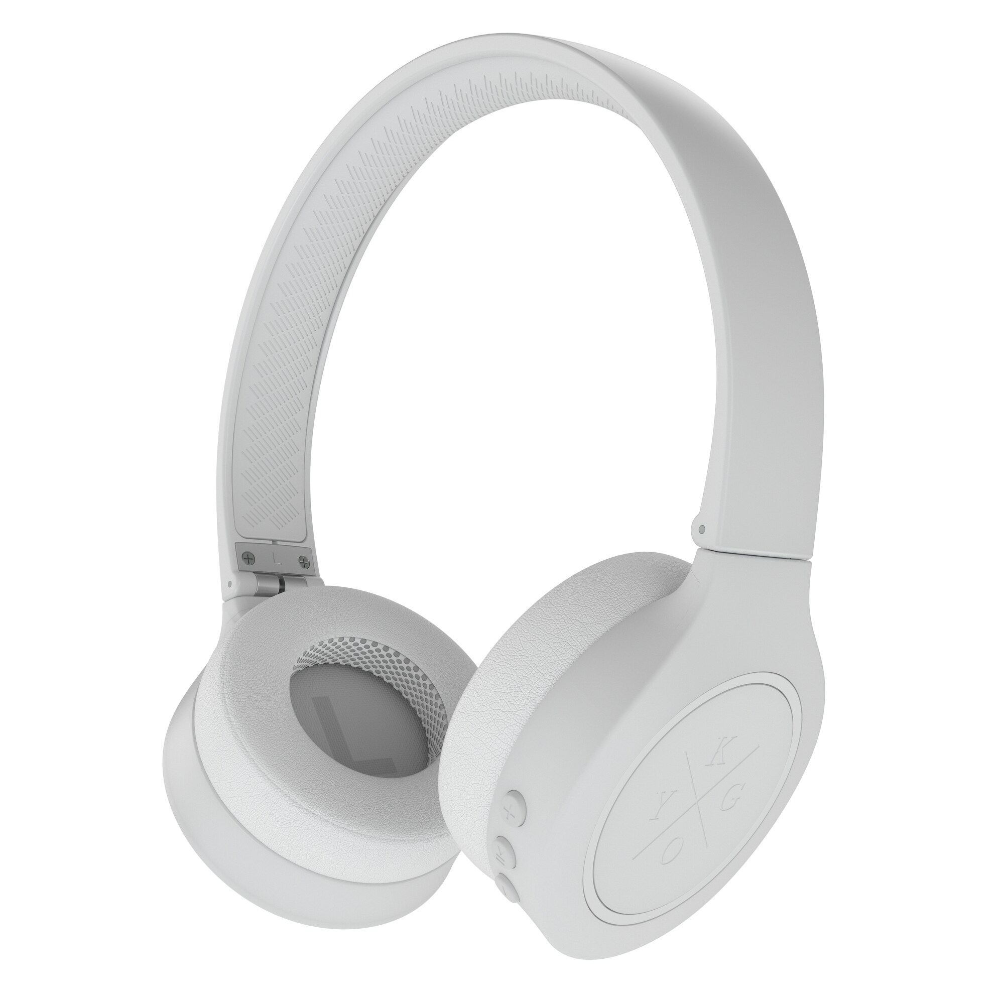 Kygo A4/300 trådløse on-ear hodetelefoner (hvit) - Elkjøp