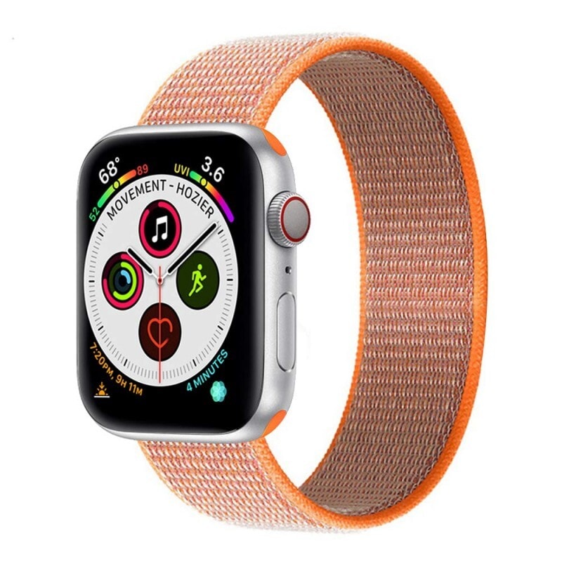 Nylon Armbånd Apple Watch 6 (40mm) - Spicy Orange - Elkjøp