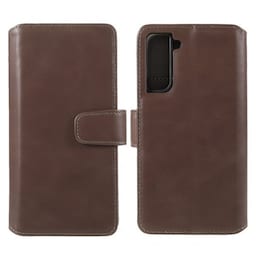 Nordic Covers Samsung Galaxy S22 Etui Essential Leather Moose Brown