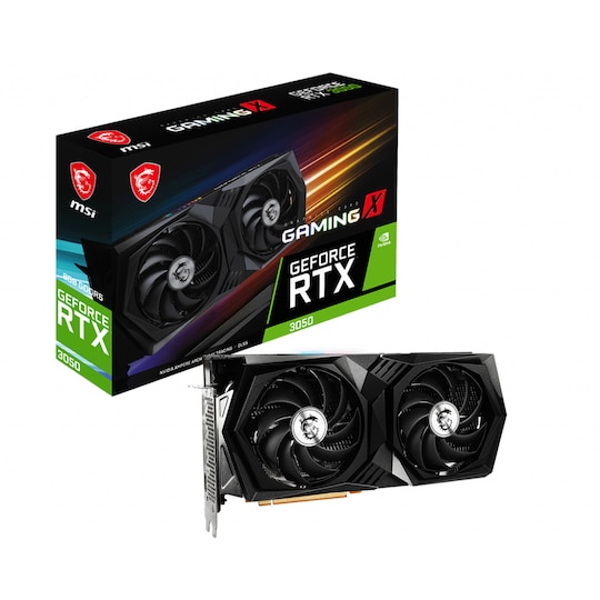 MSI GeForce RTX 3050 GAMING X 8GB (LHR) - Elkjøp