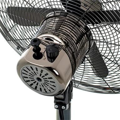 Gerlach Velocity Fan GL 7327 Bordvifte, Antall hastigheter 3, 100 W, Oscillasjon, Diameter 40 cm, Krom