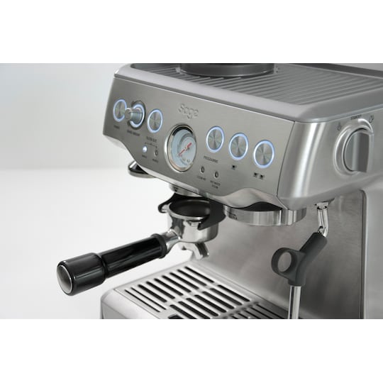 Sage Barista Express kaffemaskin BES875UK (stål) - Elkjøp