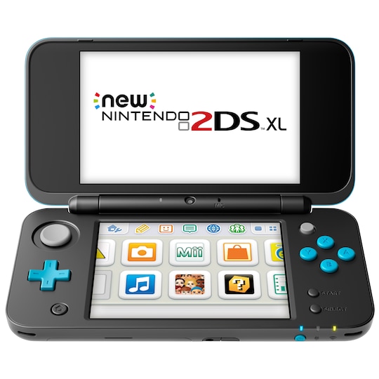 New Nintendo 2DS XL konsoll EU-modell (sort/turkis) - Elkjøp