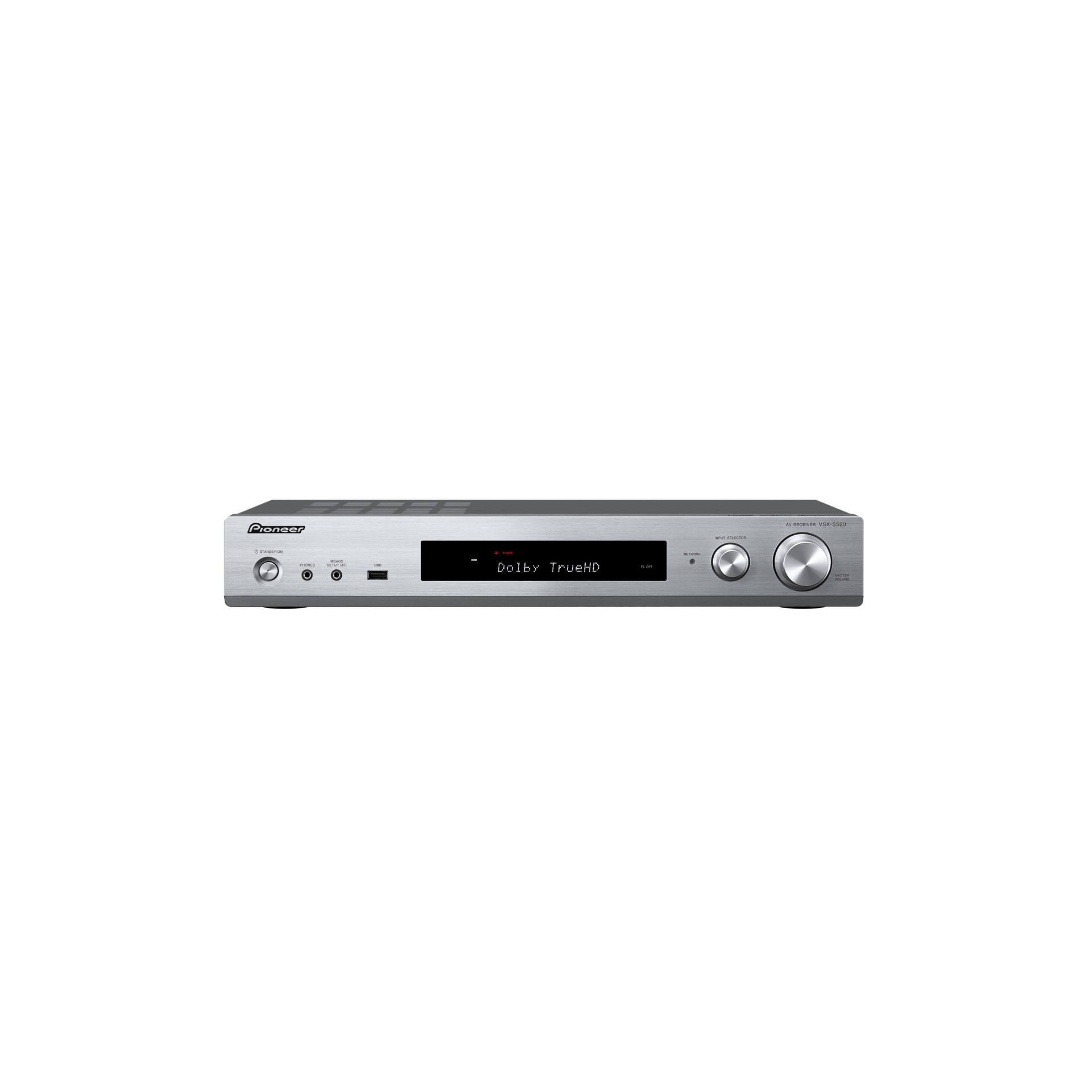 Pioneer VSX-S520 Slimline Receiver - Sølv - Elkjøp | Elkjøp