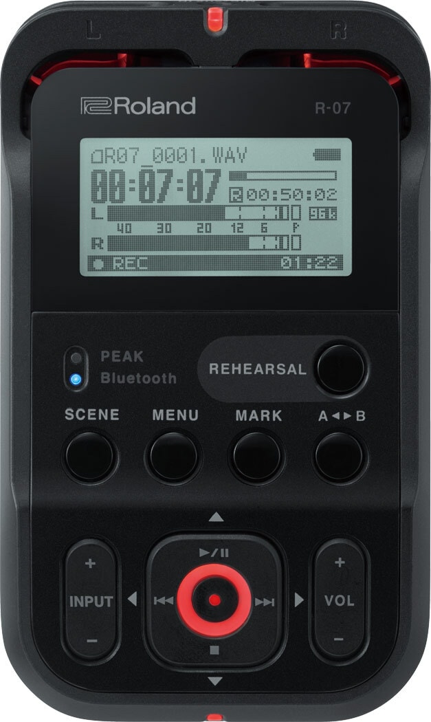 Roland R-07-BK Handy Audio Recorder - Elkjøp