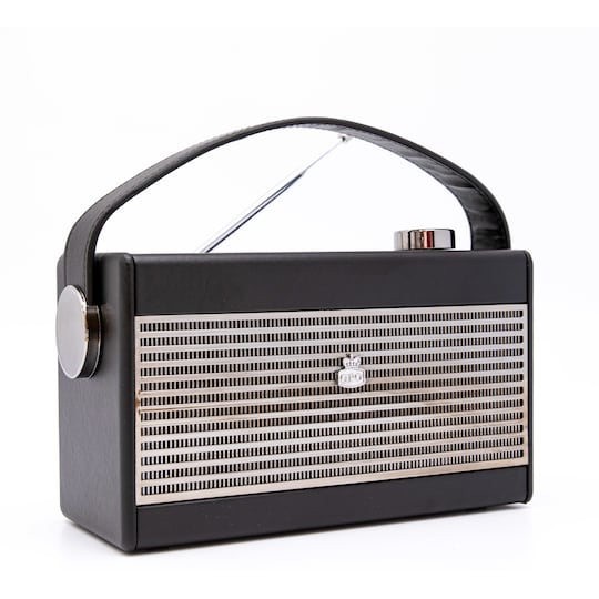 GPO Darcy Vintage Style Radio - Sort & Sølv - Elkjøp
