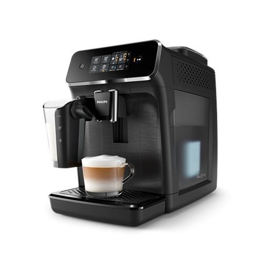 Philips Espresso Kaffemaskin EP2230/10 Innebygd melkeskummer,  Helautomatisk, Matt svart - Elkjøp