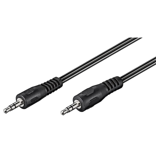 AUX lydkontakt kabel 3,5 mm stereo Flat kabel - Elkjøp