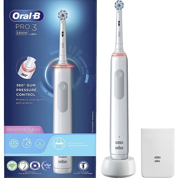 Oral-B Pro 3 3000 Sensitive Clean - Elkjøp