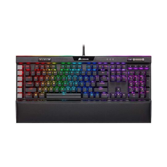 Corsair-tastaturer K95 RGB PLATINUM XT, mekanisk spilltastatur, RGB LED-lys,  USA, svart, kablet, USB 2.0 Type-A - Elkjøp