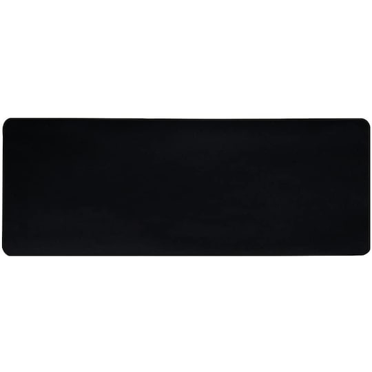 Dobbeltsidig skrivebordsbakgrunn musematte skinn svart 40x80 cm - Elkjøp