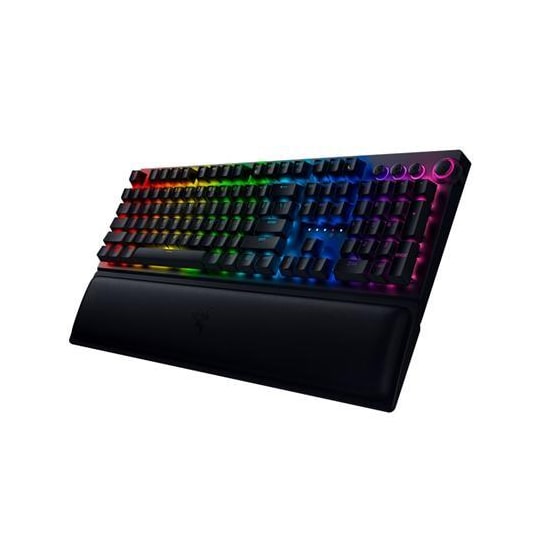 Razer BlackWidow V3 Pro mekanisk gamingtastatur, RGB LED -lys, USA,  trådløst/kablet, svart - Elkjøp