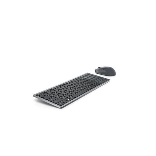 Dell tastatur og mus KM7120W trådløs, 2,4 GHz, Bluetooth 5.0,  tastaturoppsett nordisk, Titan grå - Elkjøp