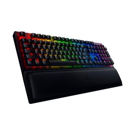 Razer BlackWidow V3 Pro mekanisk gamingtastatur, RGB LED -lys, USA, trådløst/kablet,  svart - Elkjøp
