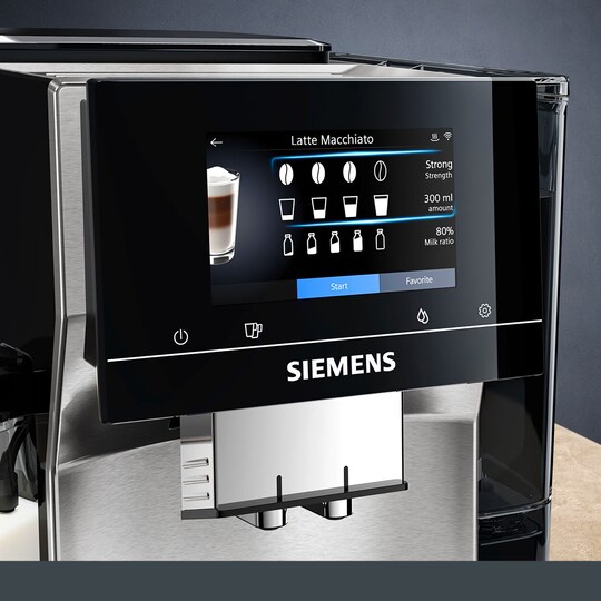 Siemens EQ.700 kaffemaskin TQ707R03 (sølv) - Elkjøp