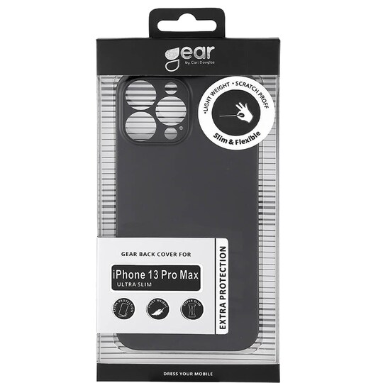 Gear Ultraslim iPhone 13 Pro Max deksel (sort) - Elkjøp
