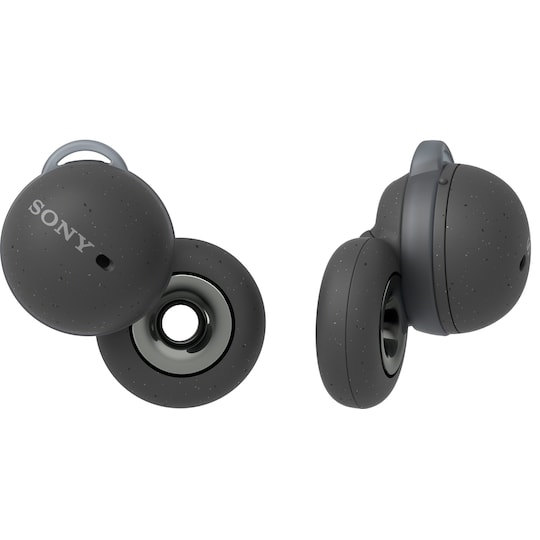 Sony LinkBuds helt trådløse in-ear hodetelefoner (grå) - Elkjøp