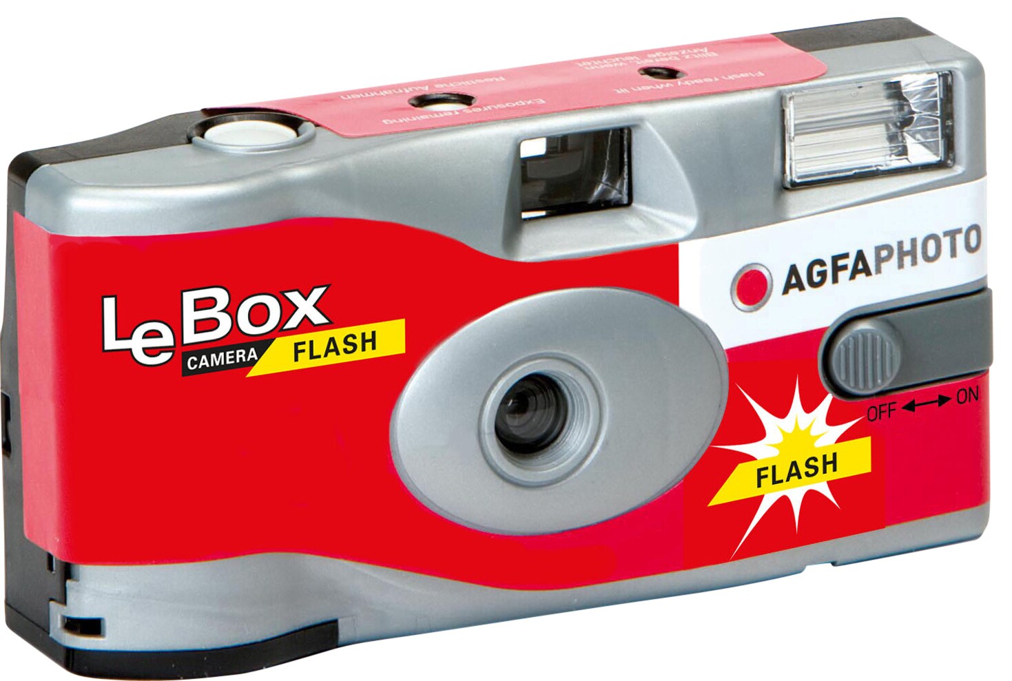 Agfaphoto LeBox Flash analogt engangkamera - Elkjøp